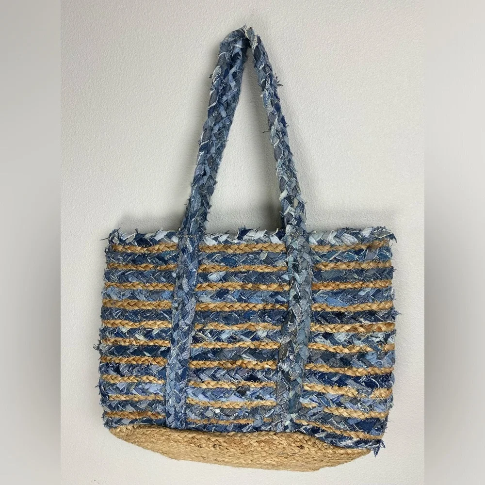 Olivia Miller Woven Tote Bag